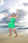 Woman playing on a beach with toy hoops 이미지 (78047860) - 게티이미지뱅크 Woman playing on a beach with toy hoops
