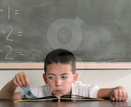 Young boy with his head down in class reading a book 이미지 (blddb_a0065) - 게티이미지뱅크 Young boy with his head down in... 