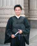 Young male graduate holding a degree 이미지 (blddb_a0037) - 게티이미지뱅크 Young male graduate holding a degree