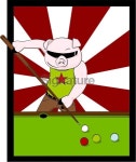 pool playing pig [ hustler ] 이미지 (98701185) - 게티이미지뱅크 pool playing pig [ hustler ]