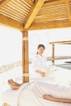 Female massage therapist with client outdoors 이미지 (71417100) - 게티이미지뱅크 Female massage therapist with client outdoors