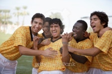 Soccer Team Celebrating a Win 이미지 (77735923) - 게티이미지뱅크 Soccer Team Celebrating a Win