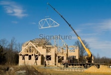 new construction -roof truss 이미지 (182661406) - 게티이미지뱅크 new construction -roof truss