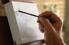 Sketching on canvas 이미지 (89334816) - 게티이미지뱅크 Sketching on canvas