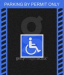 Handicap Parking Space 이미지 (99386844) - 게티이미지뱅크 Handicap Parking Space