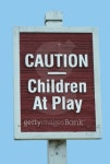 Children at play sign 이미지 (99254628) - 게티이미지뱅크 Children at play sign