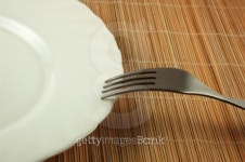 Empty plate and fork 이미지 (93811710) - 게티이미지뱅크 Empty plate and fork