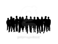 Crowd on white 이미지 (93916186) - 게티이미지뱅크 Crowd on white