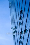 Modern glass facade architecture with solar energy panel 이미지 (144327163) - 게티이미지뱅크 Modern glass facade... 