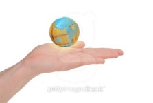 Business woman holding earth in her hand 이미지 (93858875) - 게티이미지뱅크 Business woman holding earth in her hand