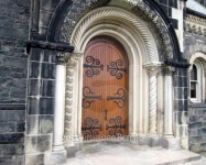 Ornate ironbound wooden door 이미지 (89929792) - 게티이미지뱅크 Ornate ironbound wooden door