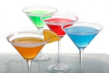 four colored cocktails 3 이미지 (144344346) - 게티이미지뱅크 four colored cocktails 3