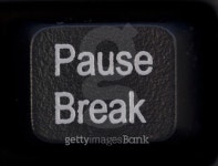 Pause Break Button 이미지 (140462481) - 게티이미지뱅크 Pause Break Button