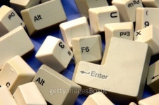 scattered keyboard 이미지 (89364908) - 게티이미지뱅크 scattered keyboard