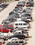 Crowded Parking Lot. 이미지 (140461711) - 게티이미지뱅크 Crowded Parking Lot.
