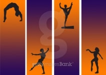 gymnastic in color 이미지 (93845058) - 게티이미지뱅크 gymnastic in color