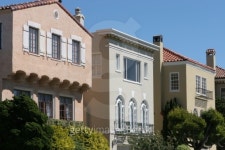 Colorful townhouses in San Francisco 이미지 (144331604) - 게티이미지뱅크 Colorful townhouses in San Francisco