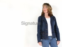 Woman in denim 이미지 (122989302) - 게티이미지뱅크 Woman in denim