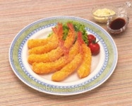 Fried shrimps on plate, high angle view 이미지 (79302647) - 게티이미지뱅크 Fried shrimps on plate, high angle view