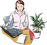 Businesswoman using the PC, high angle view 이미지 (79330624) - 게티이미지뱅크 Businesswoman using the PC, high angle view