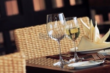 Wine Glass at Restaurant 이미지 (172399665) - 게티이미지뱅크 Wine Glass at Restaurant