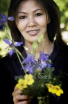 Woman with flowers 이미지 (128953463) - 게티이미지뱅크 Woman with flowers