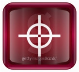 target icon red 이미지 (99407949) - 게티이미지뱅크 target icon red
