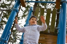 Boy on playground jungle gym  이미지 (83004065) - 게티이미지뱅크 Boy on playground jungle gym 