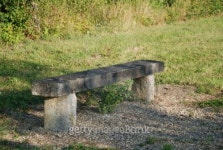 벤치 포레스트(Bench forest) | Stone Bench near Forest 이미지 (91625001) - 게티이미지뱅크 Stone Bench near Forest