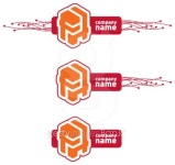 Three-dimensional Company logo with wire and letters F, H 이미지 (94726971) - 게티이미지뱅크 Three-dimensional Company logo... 