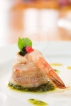 Shrimp wrapped in scallop 이미지 (145055304) - 게티이미지뱅크 Shrimp wrapped in scallop