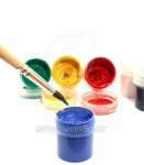 Brush closeup dip into blue watercolor gouache paint 이미지 (92224312) - 게티이미지뱅크 Brush closeup dip into blue... 