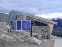 Solar panels on mountain peak 이미지 (145184609) - 게티이미지뱅크 Solar panels on mountain peak