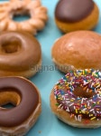 Assorted Bakery Donuts Unhealthy Eating Dessert Food; Chocolate... Bakery Donuts Unhealthy Eating Dessert Food; Chocolate,