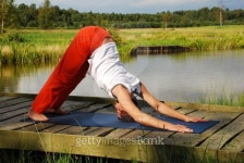 Young man doing yoga practice Surya Namaskar 이미지 (145849492) - 게티이미지뱅크 Young man doing yoga practice Surya Namaskar