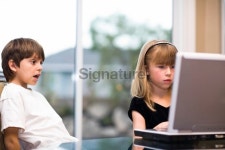 Computer Literate At Young Age 이미지 (174478270) - 게티이미지뱅크 Computer Literate At Young Age