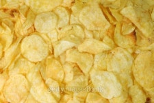 Potatoe chips background 이미지 (99380785) - 게티이미지뱅크 Potatoe chips background