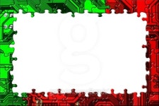 Frame made of computer puzzle 이미지 (99829679) - 게티이미지뱅크 Frame made of computer puzzle