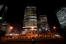 Downtown at night 이미지 (95644276) - 게티이미지뱅크 Downtown at night