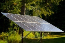 Solar Panel in a Forest Sunbeam 이미지 (99833071) - 게티이미지뱅크 Solar Panel in a Forest Sunbeam