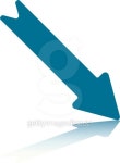 Diagonal Arrow - Lower Right Corner 이미지 (96089198) - 게티이미지뱅크 Diagonal Arrow - Lower Right Corner