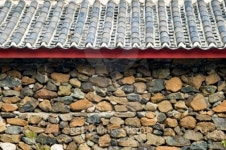 Stoned wall and roof 이미지 (99902073) - 게티이미지뱅크 Stoned wall and roof