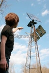 Young Boy and Solar Panels- Renewable Energy 이미지 (172930568) - 게티이미지뱅크 Young Boy and Solar Panels- Renewable Energy