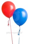 Red and Blue Balloon 이미지 (146789542) - 게티이미지뱅크 Red and Blue Balloon