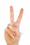 Two fingers 이미지 (96211220) - 게티이미지뱅크 Two fingers