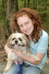 a girl and her dog 이미지 (99669123) - 게티이미지뱅크 a girl and her dog