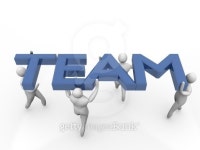 Group of 3D men acting as team 이미지 (118250414) - 게티이미지뱅크 Group of 3D men acting as team