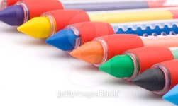 wax pencils in a row 이미지 (146746873) - 게티이미지뱅크 wax pencils in a row
