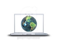 earth  on laptop screen 이미지 (95409859) - 게티이미지뱅크 earth  on laptop screen