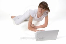 Teen Girl With Laptop Computer 이미지 (137312543) - 게티이미지뱅크 Teen Girl With Laptop Computer